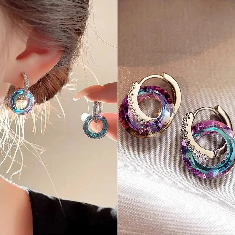 New Wine Red Velvet Rose Pearl Earrings for Women Vintage Red Rose Elegant High-end Studs Earrings Jewelry Accessories серьги